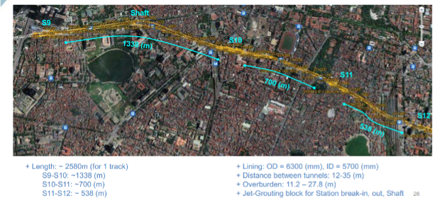 Bắt đầu khoan hầm tuyến đường sắt đô thị đoạn Nhổn - ga Hà Nội - Ảnh 1.