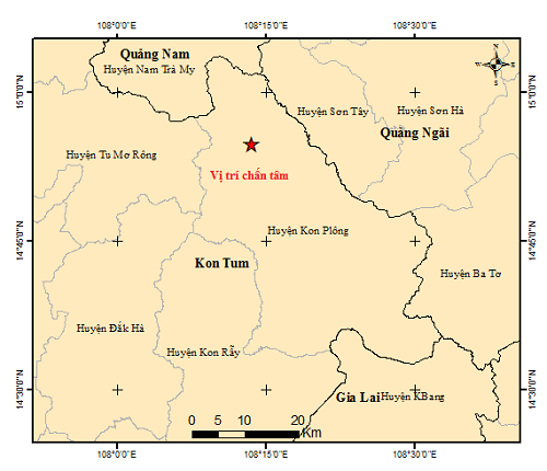 Kon Tum tiếp tục xảy ra động đất độ lớn 4.2 - Ảnh 1.