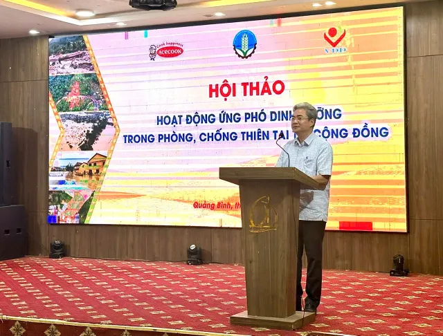 Giải pháp ứng phó dinh dưỡng trong phòng chống thiên tai - Ảnh 1.