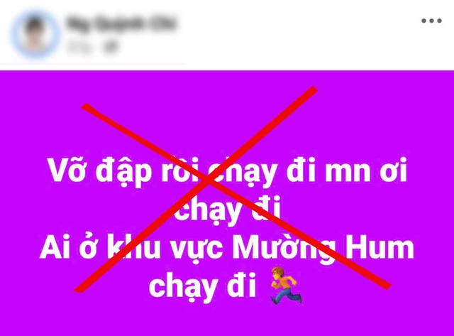 Thông tin đập thủy điện Nậm Pung, huyện Bát Xát (Lào Cai) bị vỡ là sai sự thật - Ảnh 1.