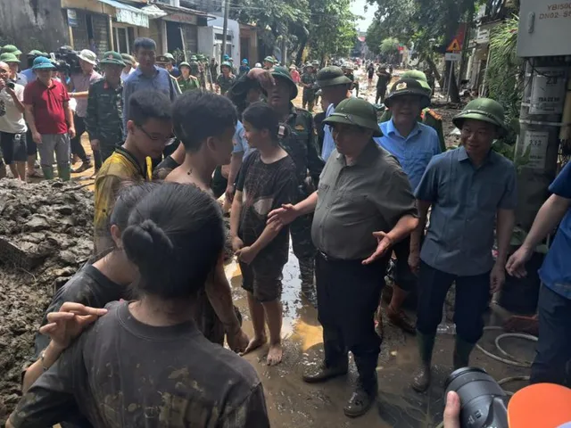 Thủ tướng Phạm Minh Chính tới Yên Bái chỉ đạo ứng phó, khắc phục hậu quả mưa lũ, thiên tai - Ảnh 1.