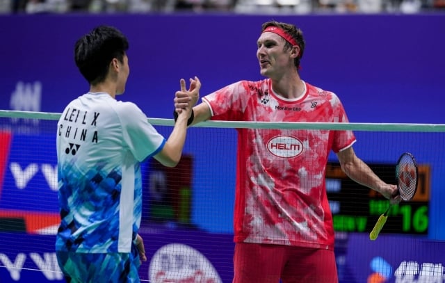 Viktor Axelsen dừng bước sớm tại giải cầu lông Trung Quốc mở rộng 2024 - Ảnh 1.