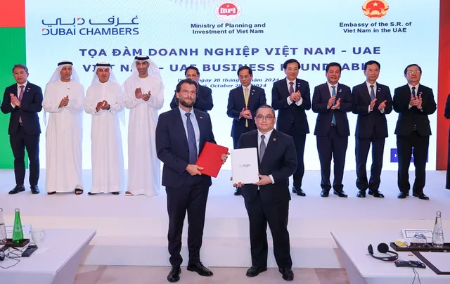 Thủ tướng dự tọa đàm doanh nghiệp tại Dubai: Việt Nam là đối tác lý tưởng của UAE - Ảnh 6.