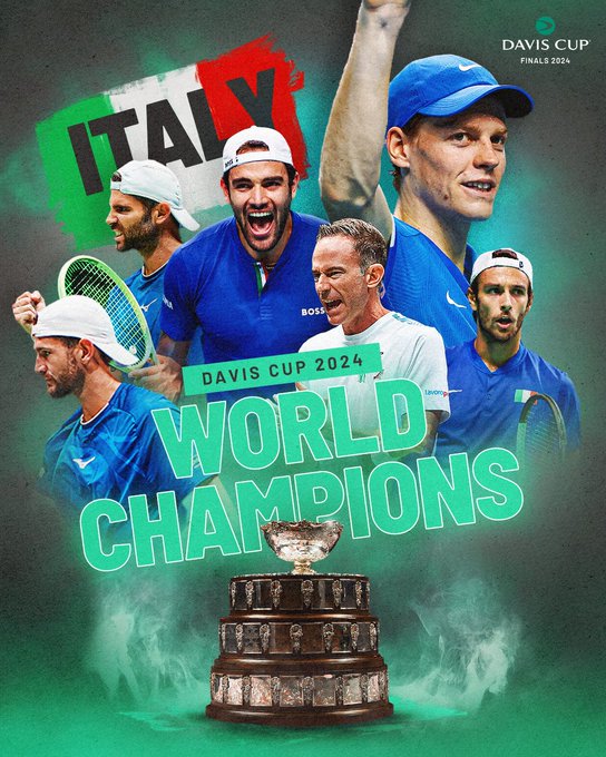 ĐT Italia vô địch Davis Cup 2024 - Ảnh 1.