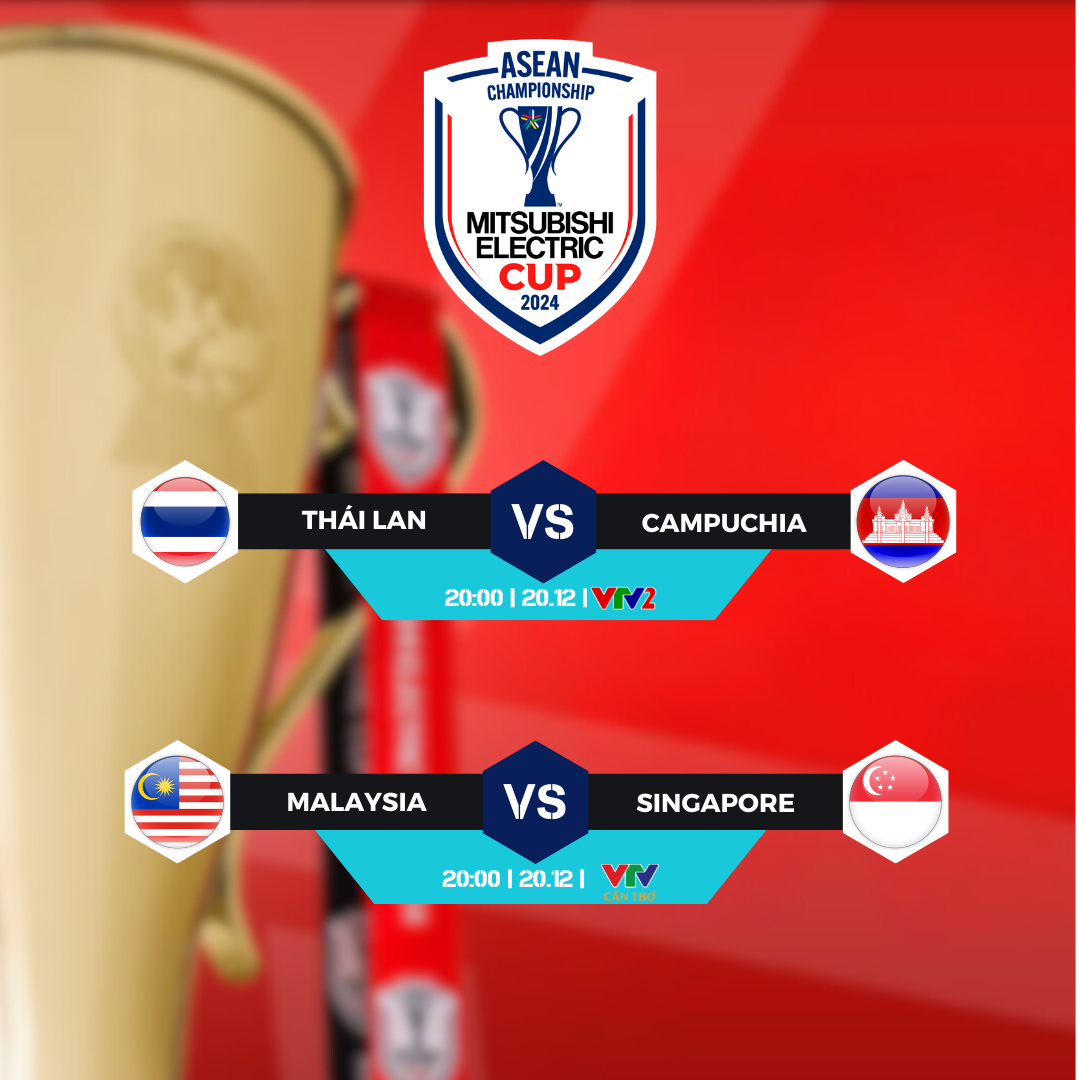 Lịch thi đấu và trực tiếp ASEAN Cup 2024 hôm nay (20/12) trên VTV: Tâm điểm Malaysia vs Singapore - Ảnh 2.