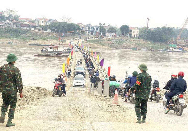 Phú Thọ: Triển khai thi công cầu Phong Châu mới - Ảnh 1.