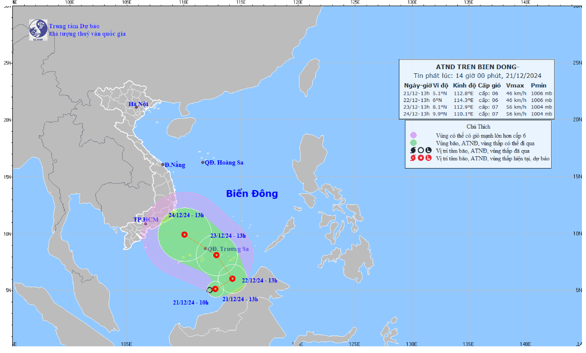 Từ Phú Yên đến Cà Mau chủ động ứng phó áp thấp nhiệt đới trên Biển Đông - Ảnh 1.