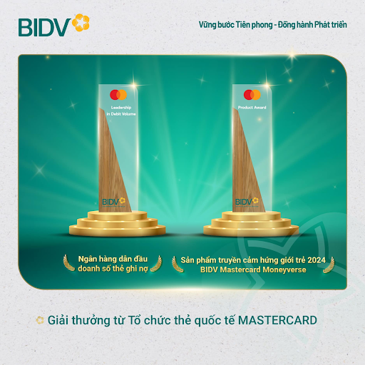 BIDV Mastercard Moneyverse trở thành sản phẩm truyền cảm hứng giới trẻ 2024 từ Tổ chức thẻ Mastercard - Ảnh 1.