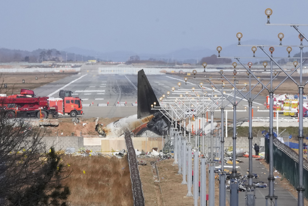 Vụ tai nạn máy bay ở Hàn Quốc: Cảnh sát khám xét sân bay Muan và văn phòng hãng Jeju Air - Ảnh 1.