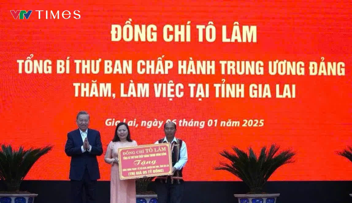 Tổng Bí thư Tô Lâm thăm, làm việc với Tỉnh ủy Gia Lai - Ảnh 2.