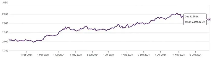 Giá vàng sẽ lên 3.000 USD/ounce trong năm 2025? - Ảnh 2.