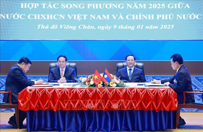 Thủ tướng Phạm Minh Chính thăm Lào: Tư duy mới, cách làm mới, mở ra bước phát triển mới - Ảnh 4.