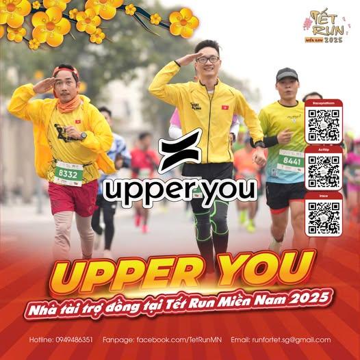 Upperyou tự hào là nhà tài trợ cho sự kiện Tết Run Miền Nam 2025 - Ảnh 1.