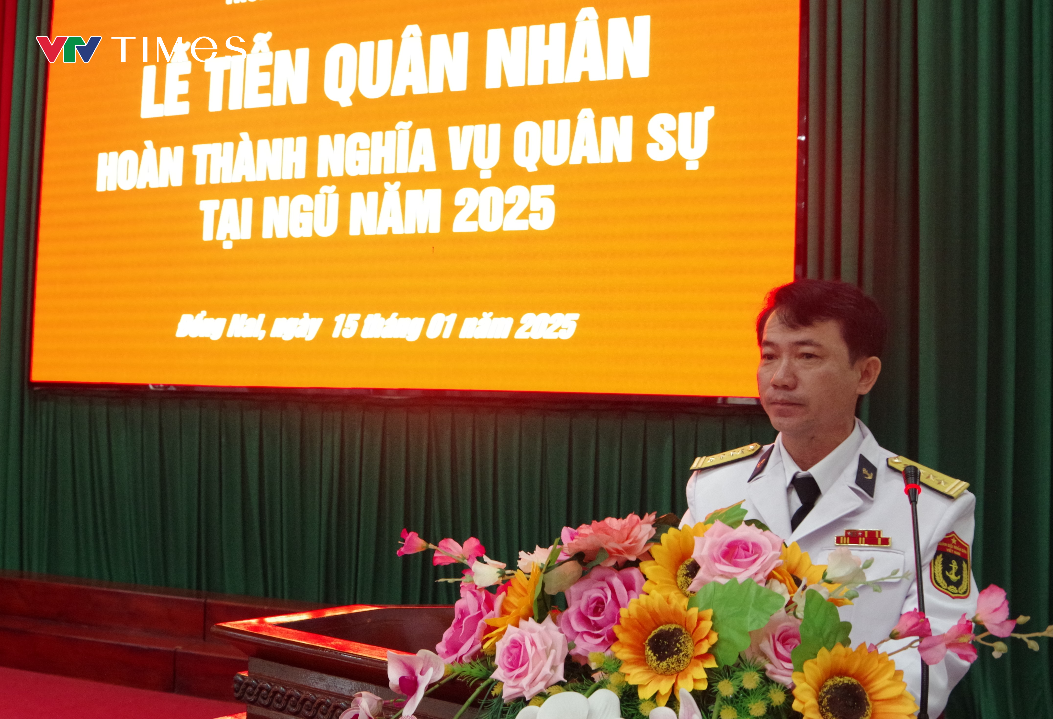 Vùng 2 Hải quân tổ chức Lễ tiễn quân nhân hoàn thành nghĩa vụ quân sự năm 2024 - Ảnh 1.