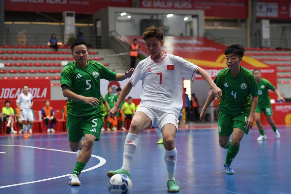 ĐT futsal nữ Việt Nam thắng trận thứ 2 tại vòng loại futsal nữ châu Á 2025  - Ảnh 2.