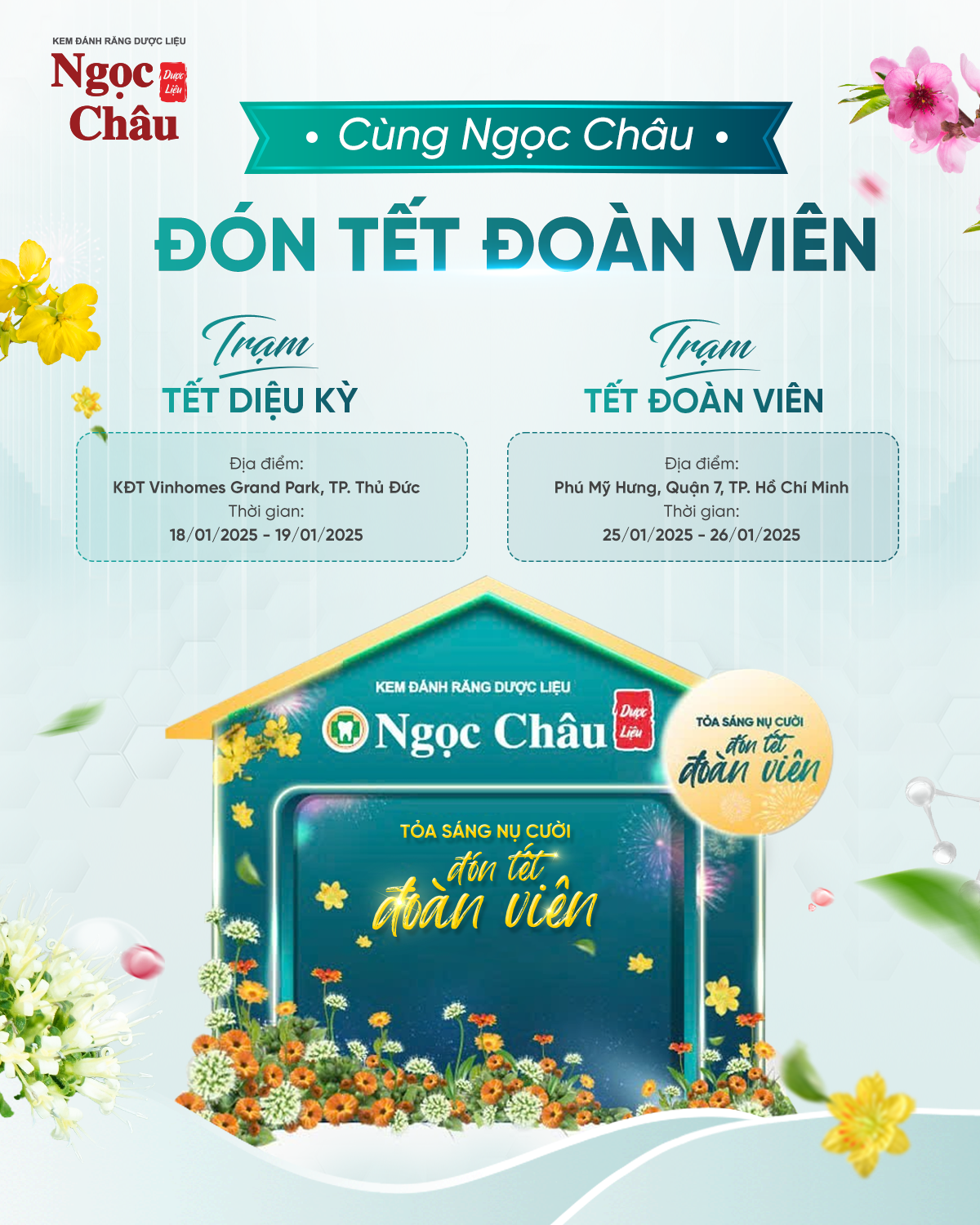 Ngọc Châu lan tỏa thông điệp ý nghĩa dịp Tết qua chuỗi sự kiện “Nụ Cười Đoàn Viên” - Ảnh 2.