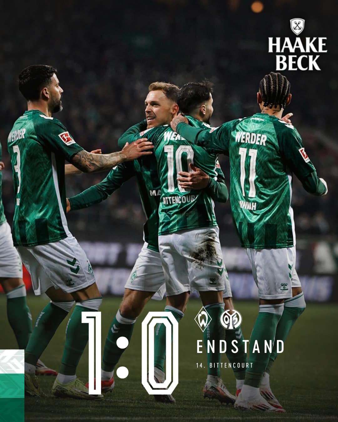 Werder Bremen giành chiến thắng với chỉ 9 người trên sân - Ảnh 1.