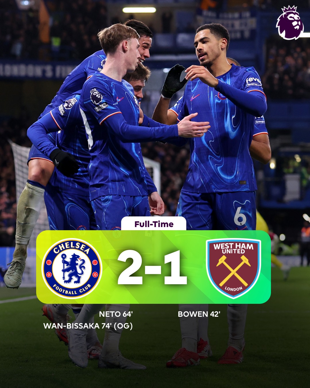 Ngược dòng đánh bại West Ham, Chelsea trở lại Top 4 - Ảnh 1.