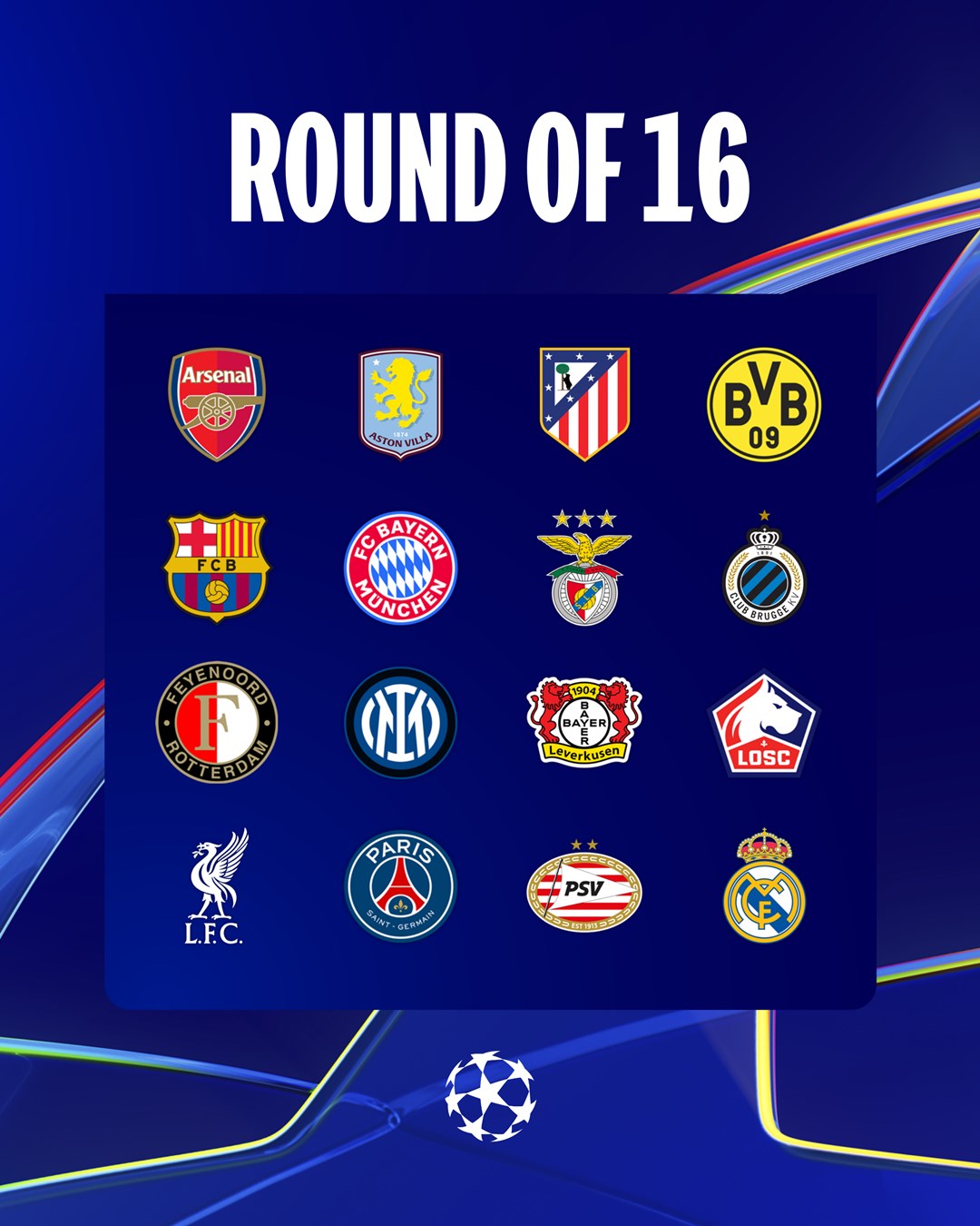 Xác định 16 đội bóng tại vòng 1/8 UEFA Champions League  - Ảnh 1.