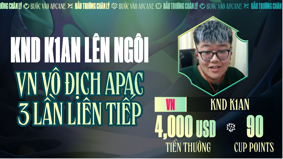 Thể thao điện tử Việt Nam 3 lần liên tiếp vô địch giải Đấu Trường Chân Lý APAC - Ảnh 1.