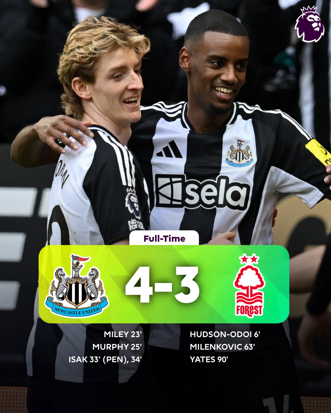 Newcastle giành chiến thắng kịch tính trước Nottingham Forest - Ảnh 1.