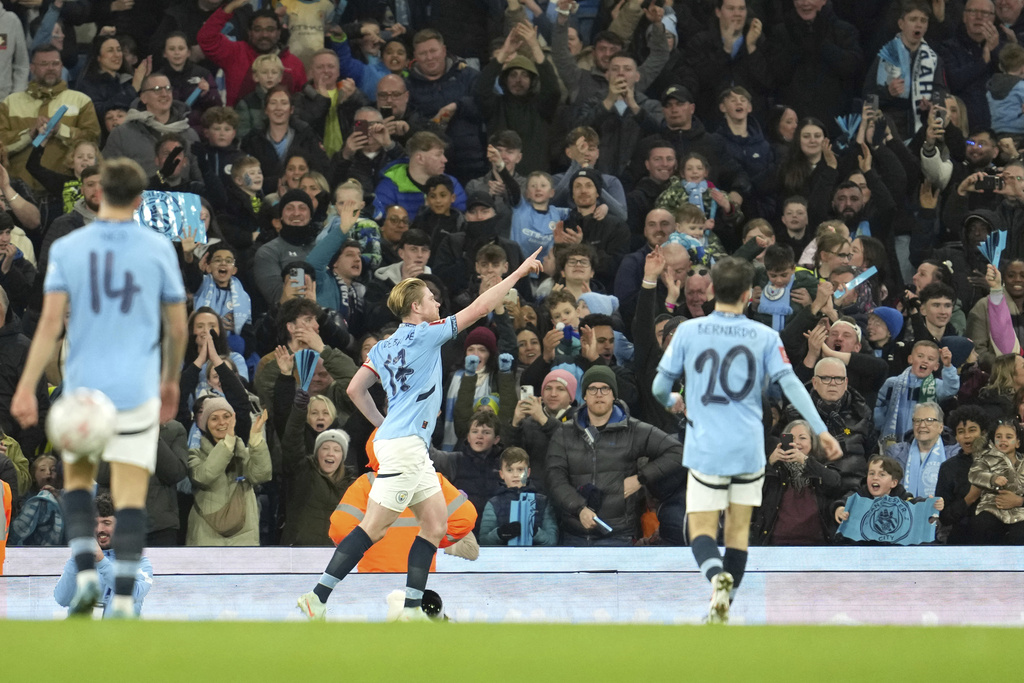 Man City đánh bại Plymouth để tiến vào tứ kết FA Cup   - Ảnh 1.