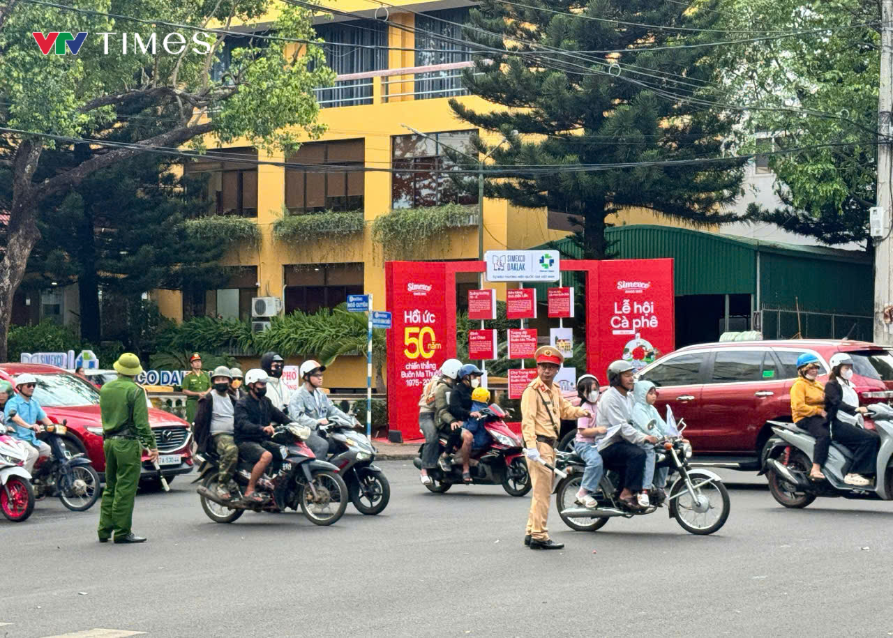 Đắk Lắk: Cấm lưu thông nhiều tuyến đường để tổ chức Lễ hội cà phê Buôn Ma Thuột - Ảnh 1.