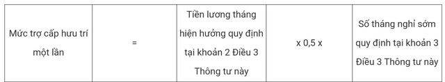 Chi tiết cách tính hưởng chính sách nghỉ hưu sớm đối với công chức, viên chức - Ảnh 2.