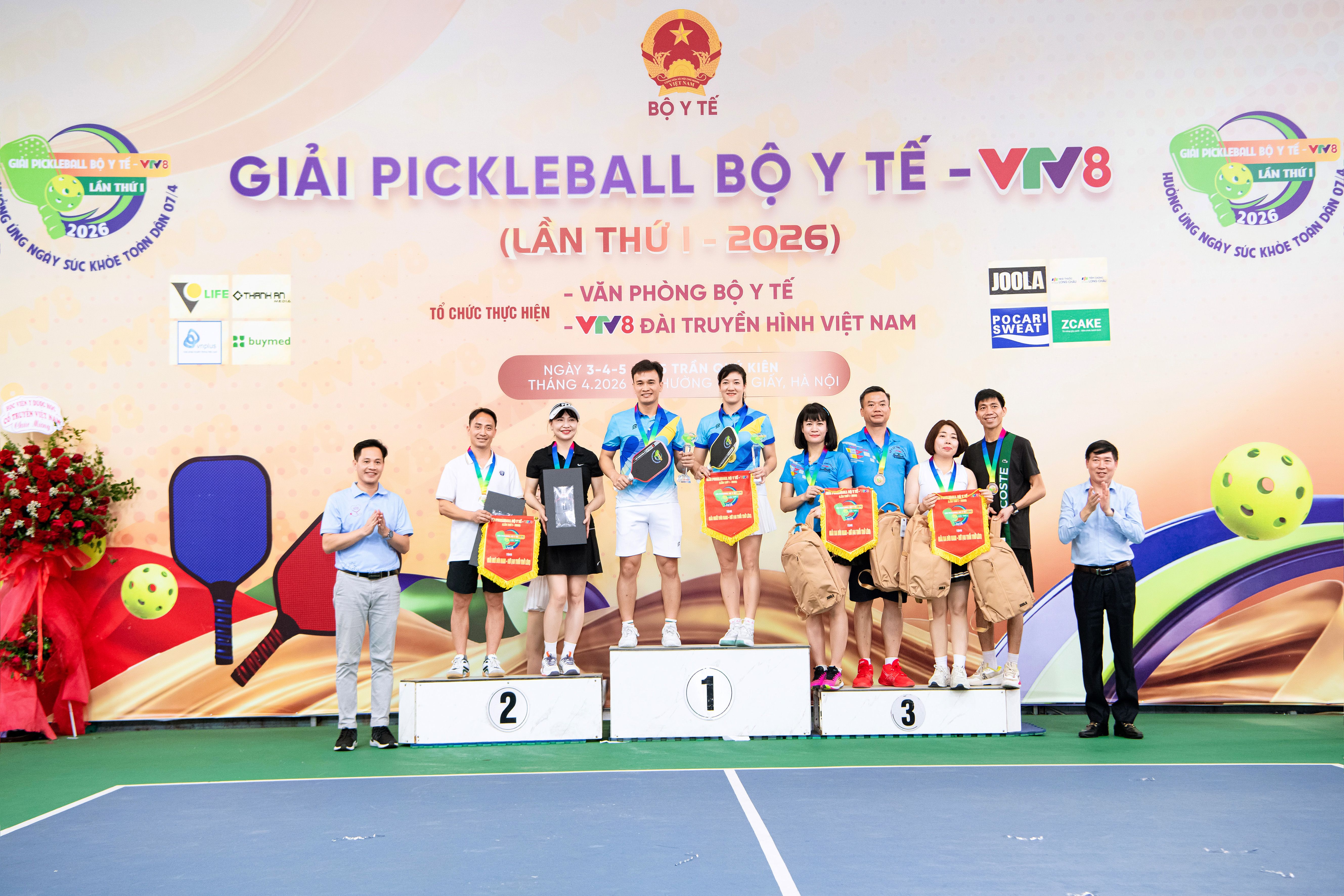 Ấn tượng Giải Pickleball Bộ Y tế - VTV8 lần thứ I năm 2026- Ảnh 11. Ấn tượng Giải Pickleball Bộ Y tế - VTV8 lần thứ I năm 2026- Ảnh 11.