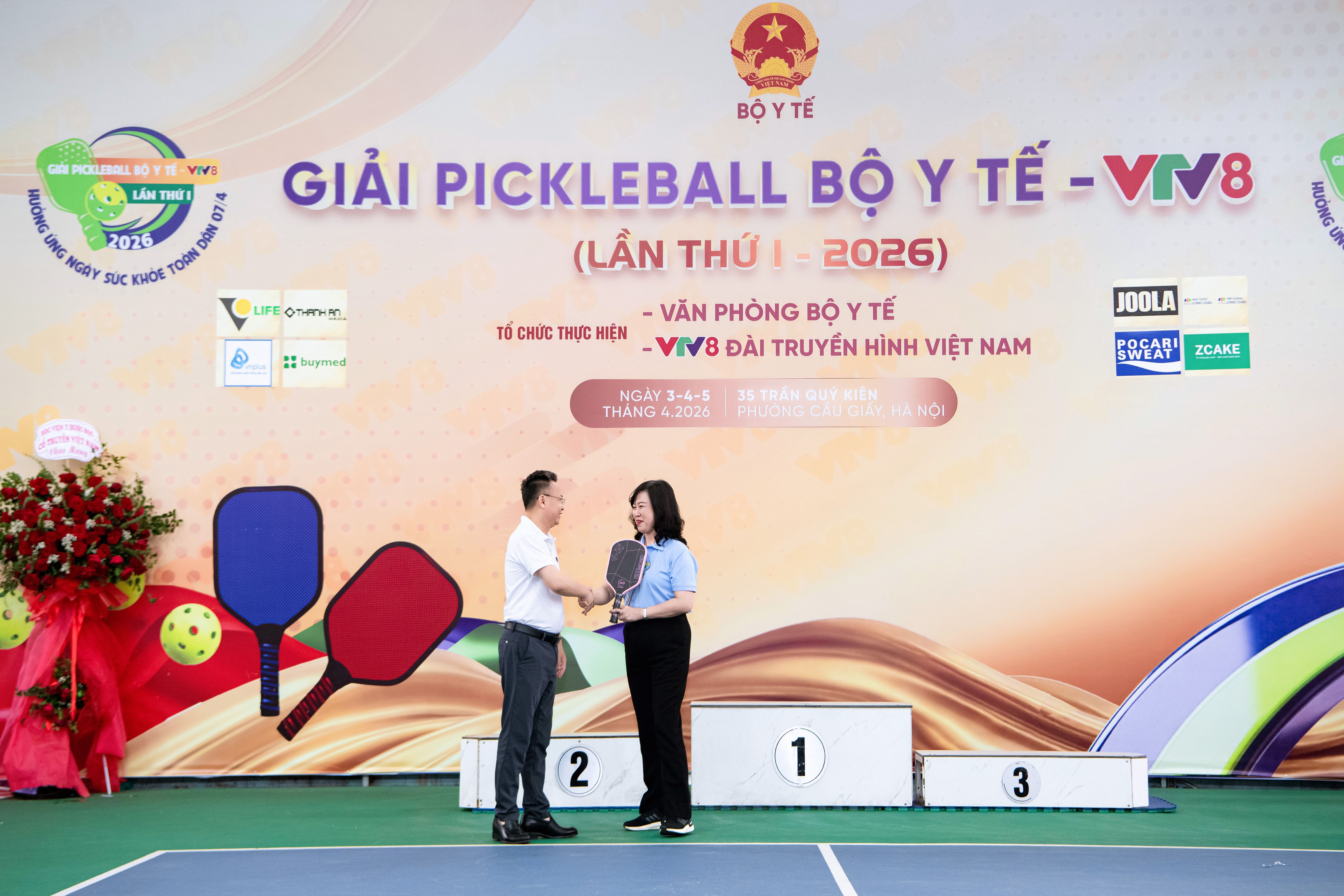 Ấn tượng Giải Pickleball Bộ Y tế - VTV8 lần thứ I năm 2026- Ảnh 9. Ấn tượng Giải Pickleball Bộ Y tế - VTV8 lần thứ I năm 2026- Ảnh 9.