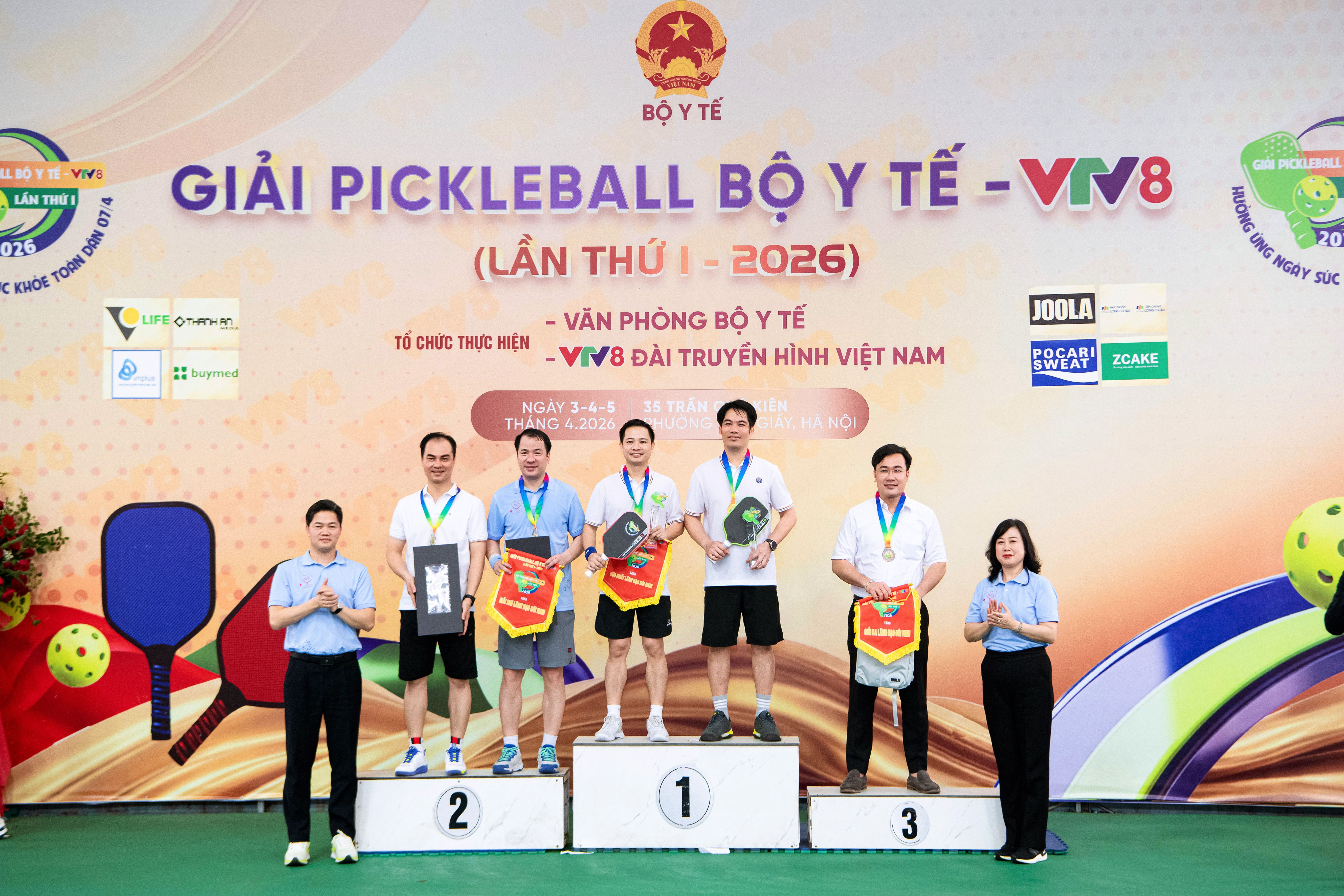 Ấn tượng Giải Pickleball Bộ Y tế - VTV8 lần thứ I năm 2026- Ảnh 13. Ấn tượng Giải Pickleball Bộ Y tế - VTV8 lần thứ I năm 2026- Ảnh 13.