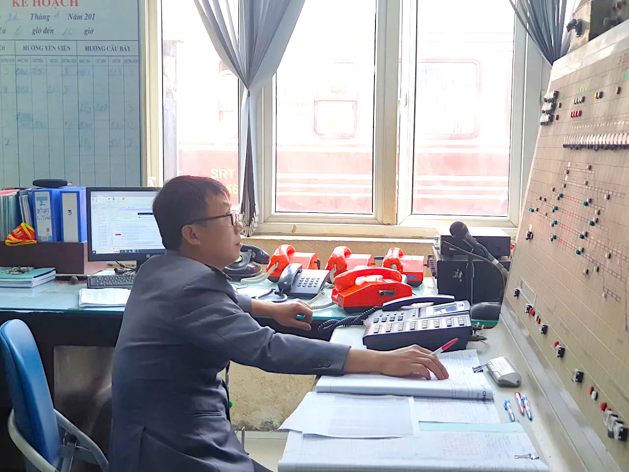Train Dispatch Panel Applying technology to operations, aiming towards a smart railway model.