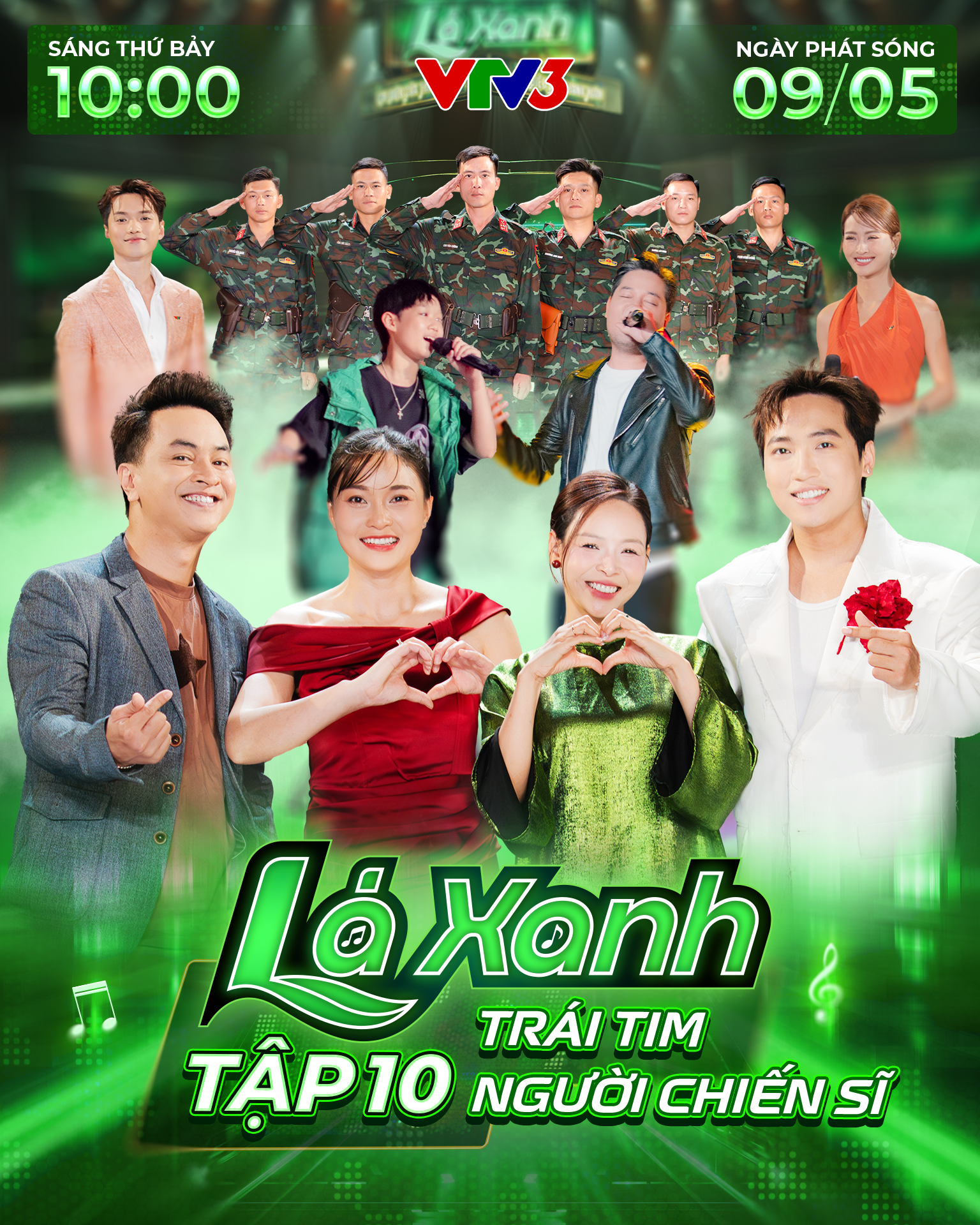 Lá xanh - Tập 12: Các chiến sĩ Quân đoàn 12 gây sốt với tài năng và sự hài hước - Ảnh 1.