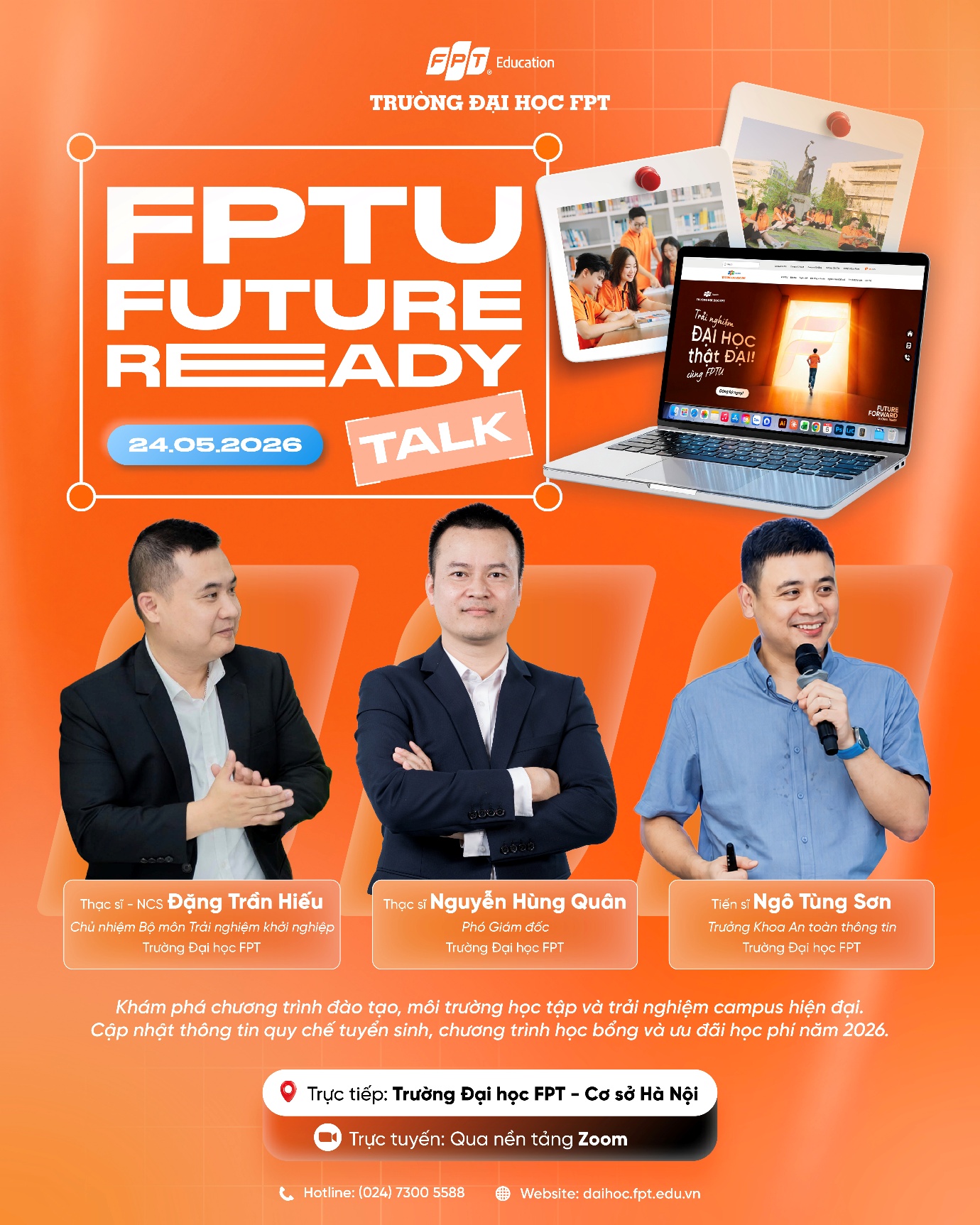 Trường Đại học FPT tổ chức hội thảo “FPTU Future Ready Talk 2026” dành cho phụ huynh và học sinh lớp 12- Ảnh 1. Trường Đại học FPT tổ chức hội thảo “FPTU Future Ready Talk 2026” dành cho phụ huynh và học sinh lớp 12- Ảnh 1.
