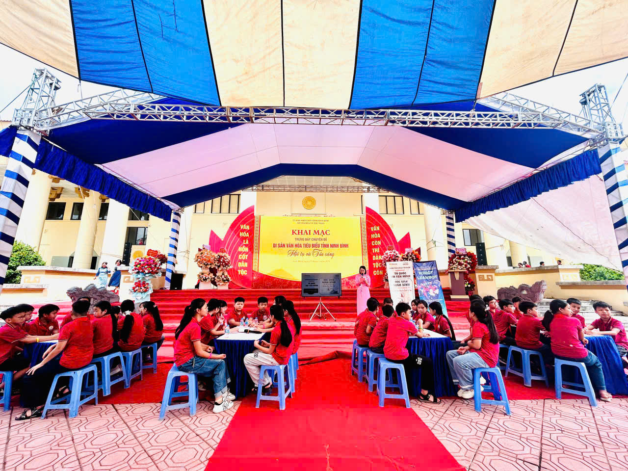 Gieo mầm tình yêu di sản từ những “lớp học trải nghiệm” tại Bảo tàng Ninh Bình - Ảnh 6.