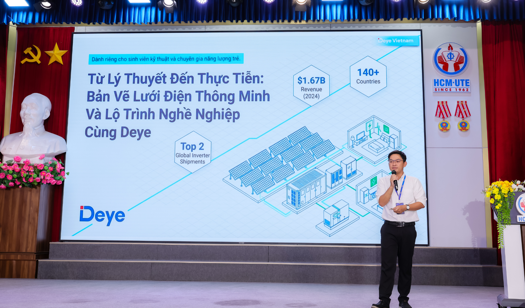 Deye Vietnam kết nối sinh vi&ecirc;n với xu hướng nghề nghiệp năng lượng t&aacute;i tạo tương lai- Ảnh 4.