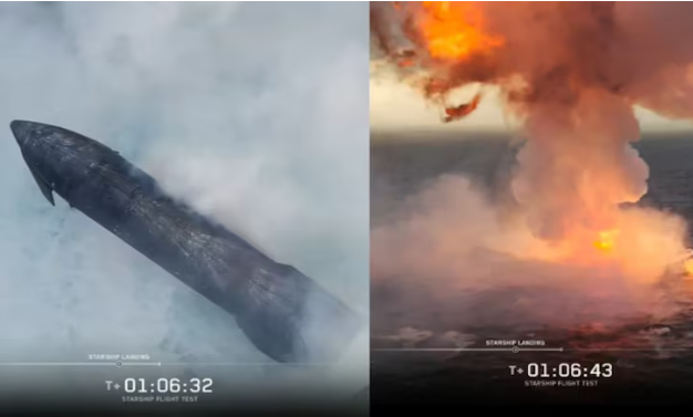 Tàu vũ trụ Starship của tỷ phú Elon Musk nổ tung giữa đại dương- Ảnh 1. Tàu vũ trụ Starship của tỷ phú Elon Musk nổ tung giữa đại dương- Ảnh 1.