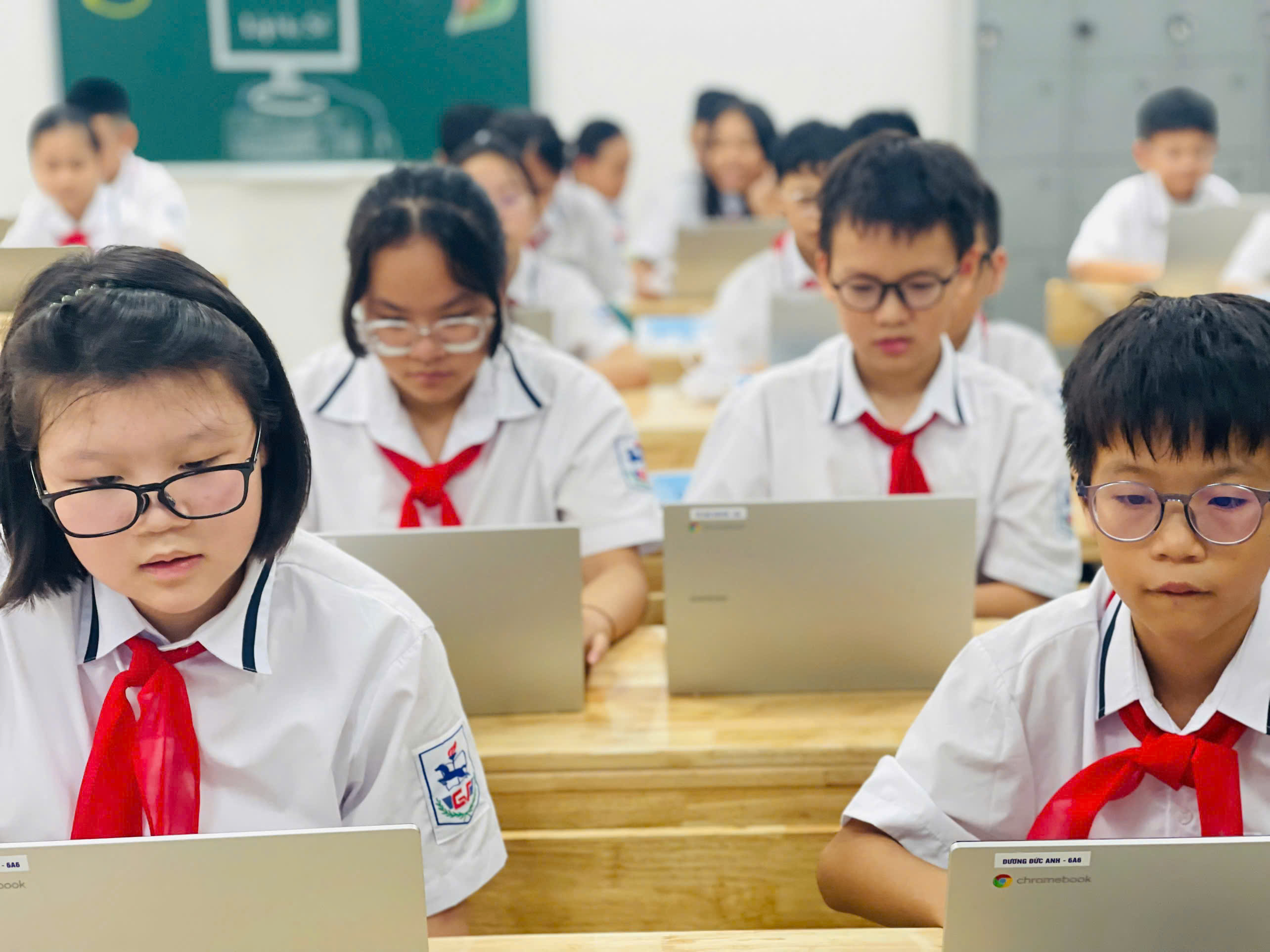 Một năm vận hành lớp học số Google tại THCS Giảng Võ: Thay đổi cách dạy và cách học - Ảnh 4.
