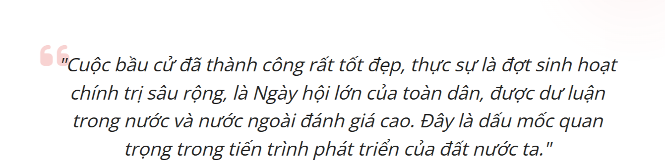 Chủ tịch Quốc hội: Cuộc bầu cử là dấu mốc quan trọng trong tiến trình phát triển của đất nước - Ảnh 4.