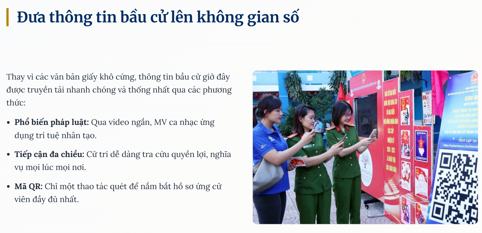 Đẩy mạnh ứng dụng số trong công tác bầu cử - Ảnh 1.