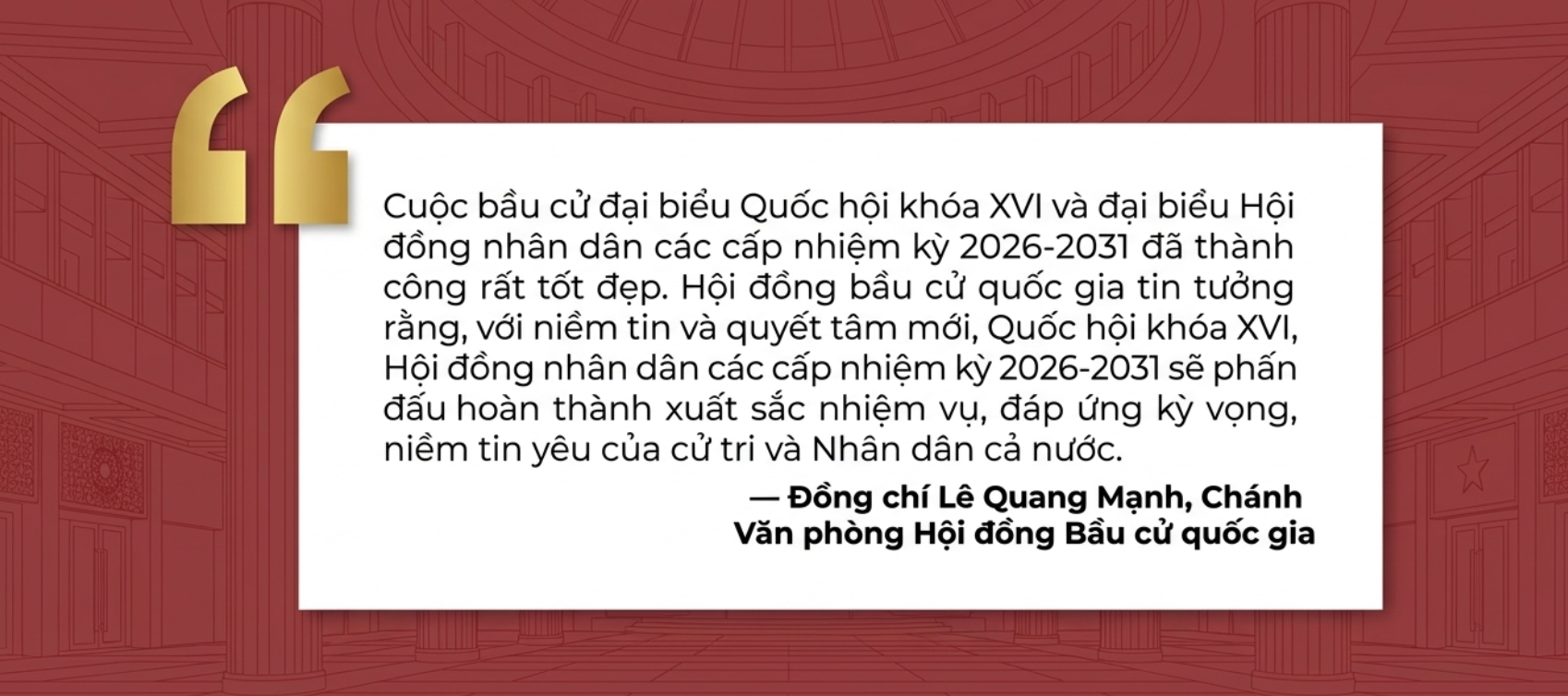 Chủ tịch Quốc hội: Cuộc bầu cử là dấu mốc quan trọng trong tiến trình phát triển của đất nước - Ảnh 8.