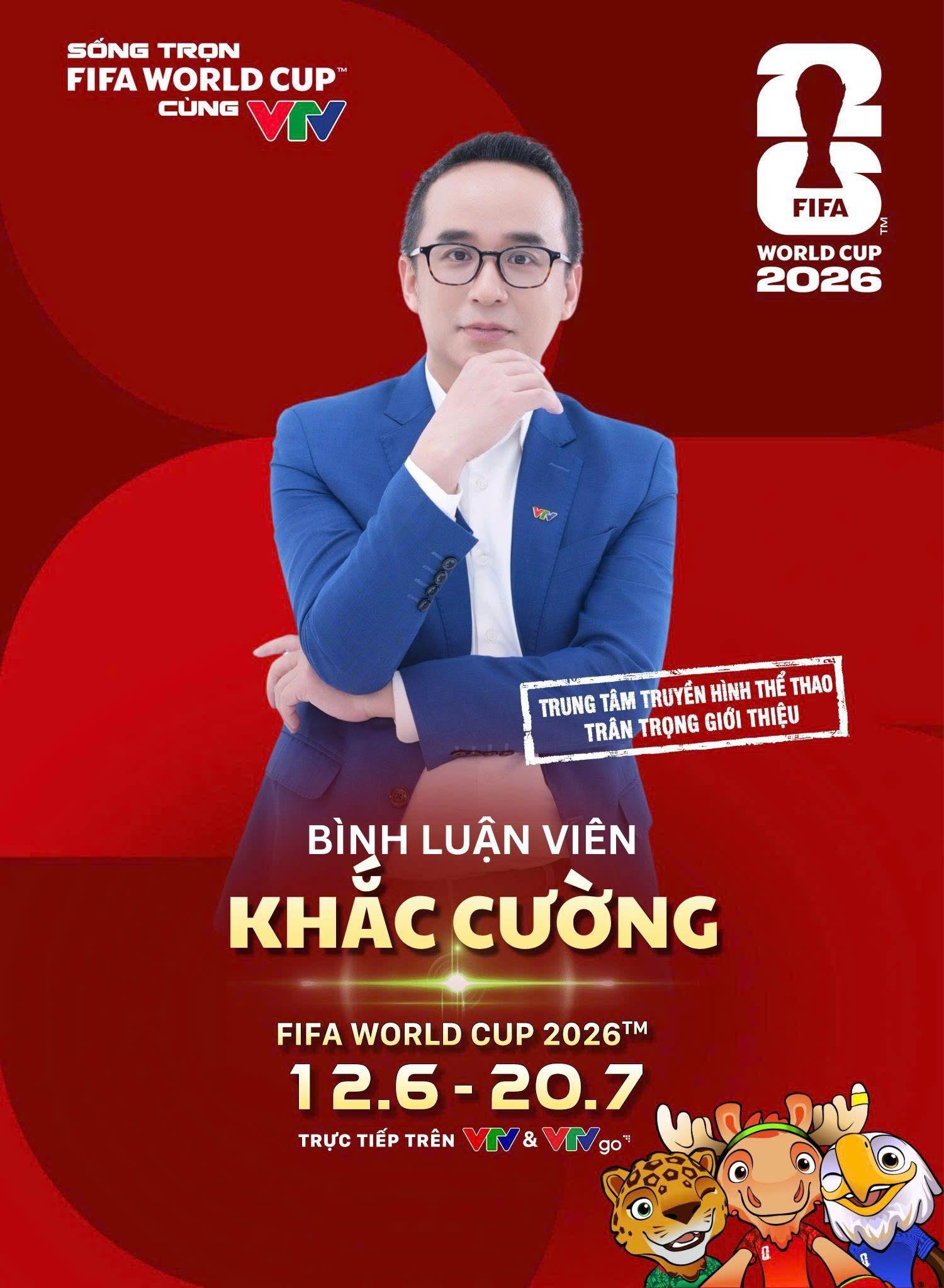 Quang Huy, Anh Qu&acirc;n v&agrave; d&agrave;n b&igrave;nh luận vi&ecirc;n b&ugrave;ng nổ của FIFA World Cup 2026&trade; tr&ecirc;n VTV- Ảnh 4.