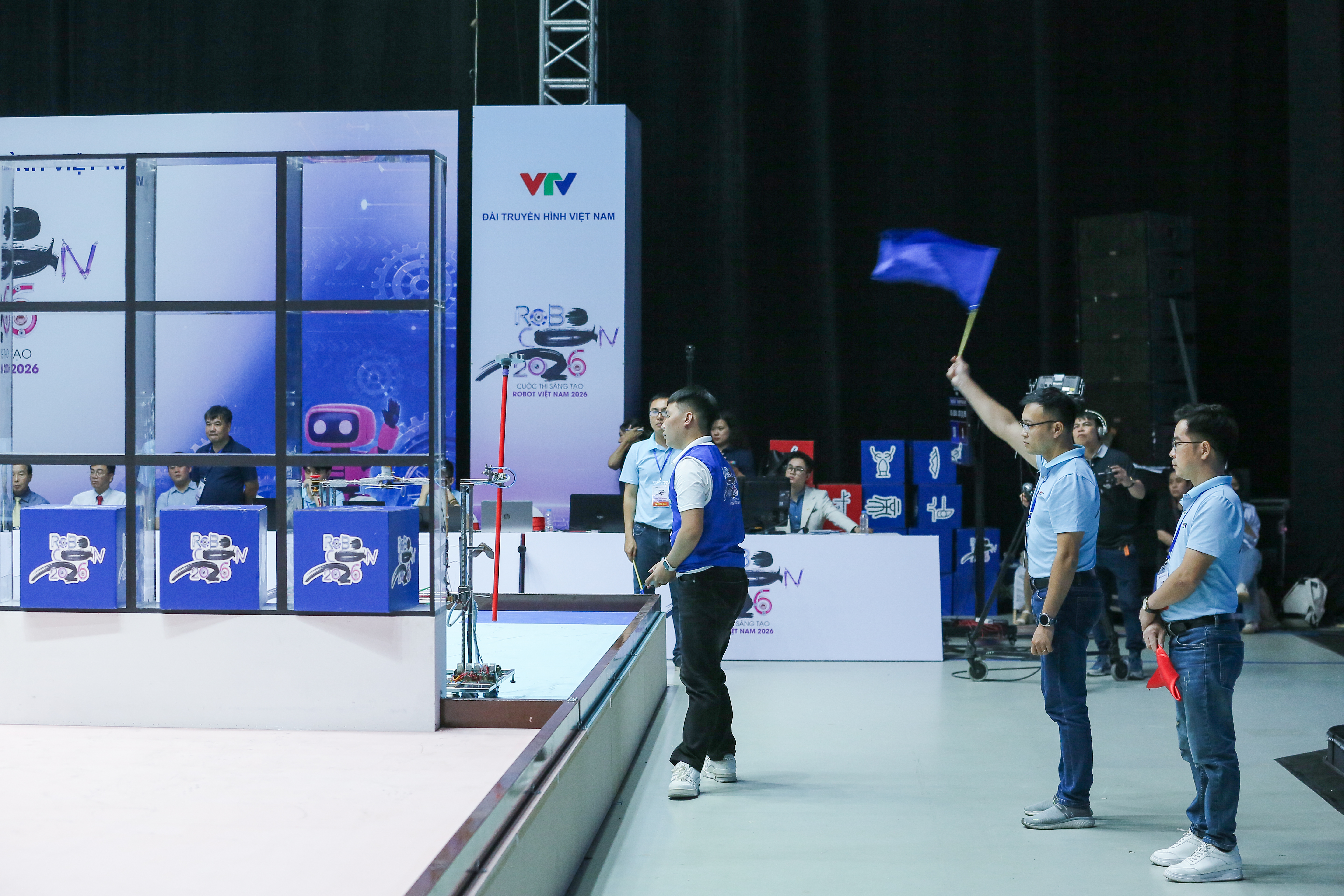 Vòng Chung kết Robocon Việt Nam 2026: Nhìn lại ngày thi đấu đầu tiên - Ảnh 19.