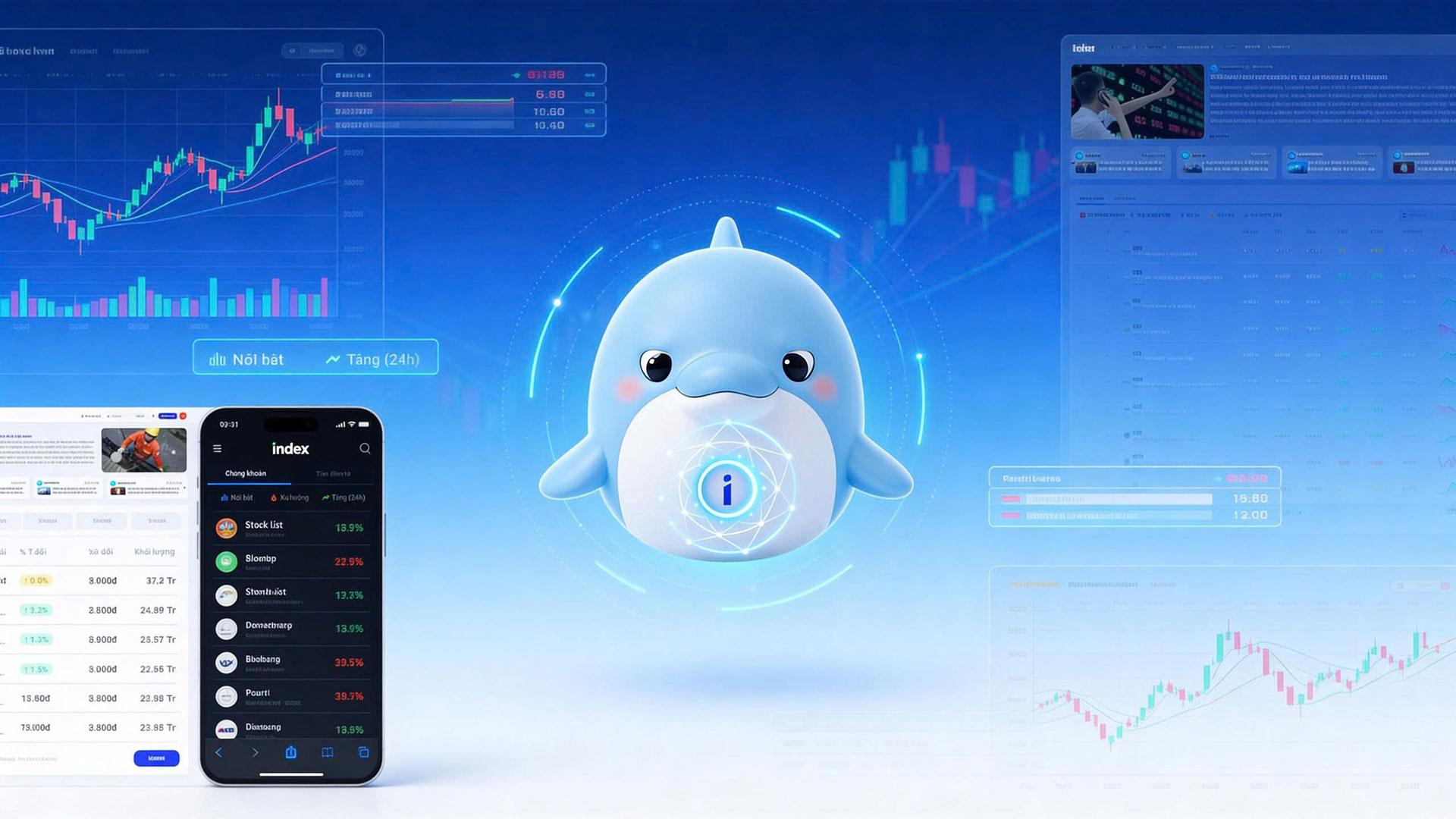 Index.vn ra mắt Index AI, trợ lý ảo chứng khoán cho nhà đầu tư- Ảnh 1.