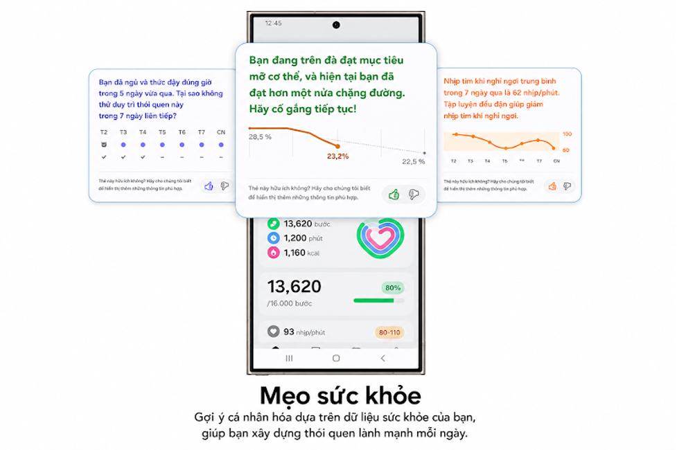 Khi Galaxy AI trở thành "huấn luyện viên sức khỏe" 24/7 của dân văn phòng: Đừng đợi đến khi mệt mới nghỉ - Ảnh 1.