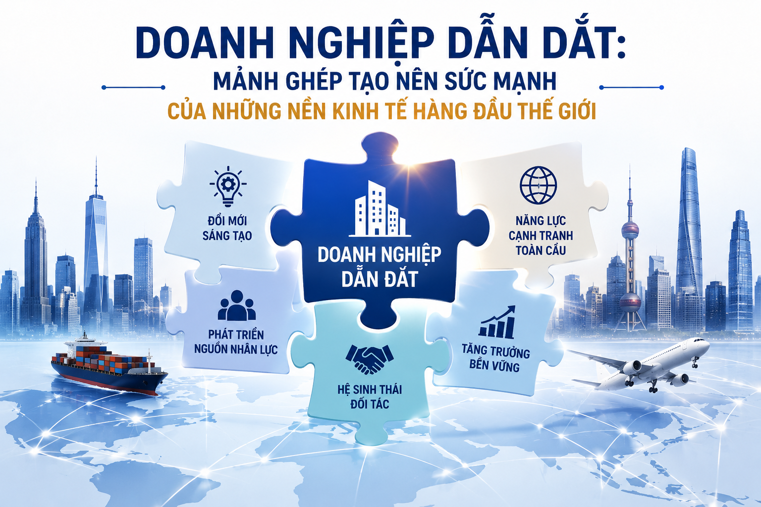 Doanh nghiệp dẫn dắt: Mảnh ghép tạo nên sức mạnh của những nền kinh tế hàng đầu thế giới- Ảnh 1.