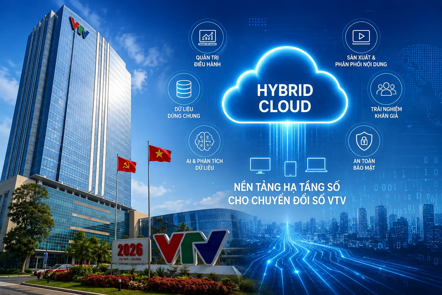 Hybrid Cloud - Bước đi chiến lược, nền tảng hạ tầng số cho h&agrave;nh tr&igrave;nh chuyển đổi số của VTV 2026-2030- Ảnh 1.