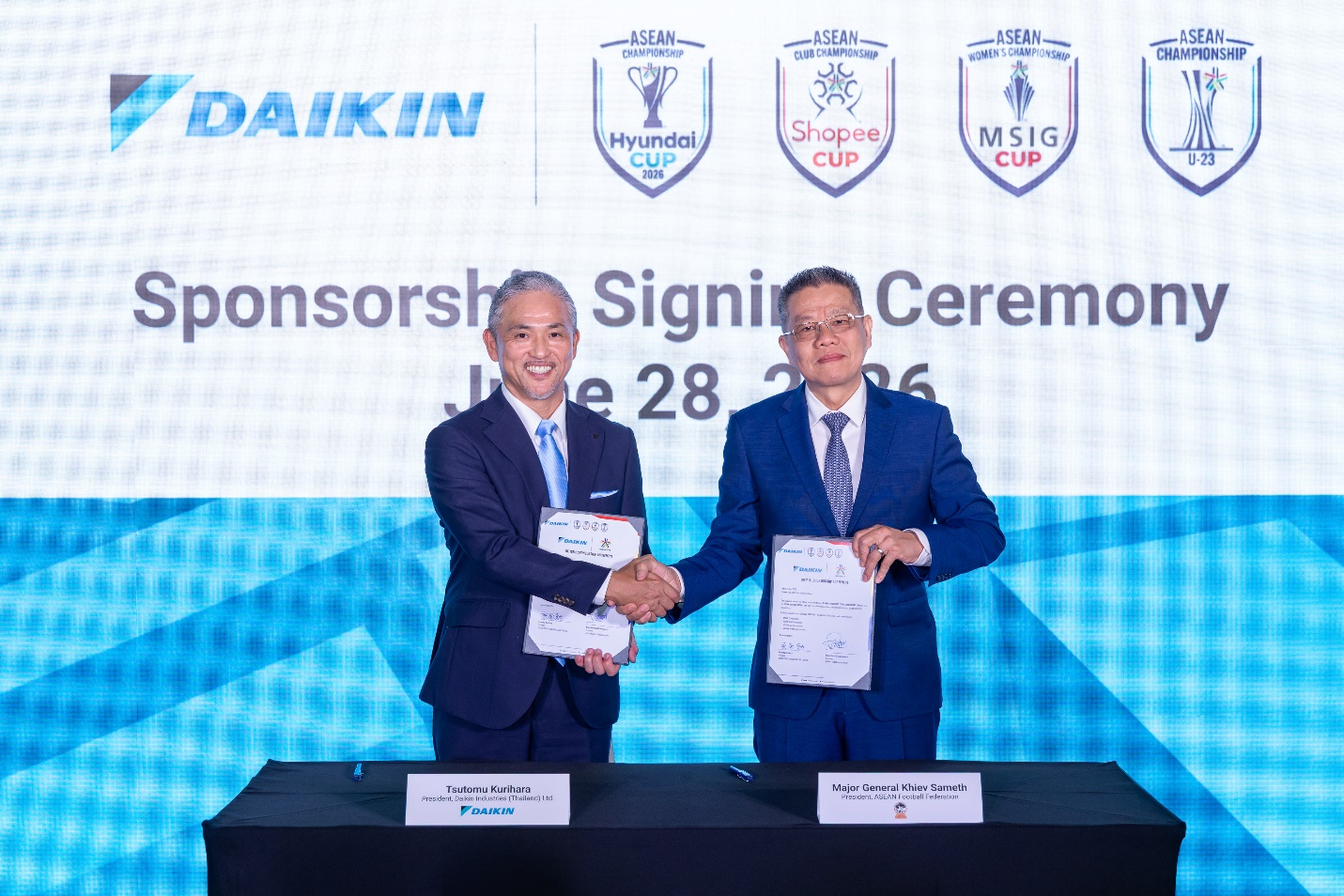 Daikin chính thức trở thành đối tác chiến lược của ASEAN United FC- Ảnh 1.