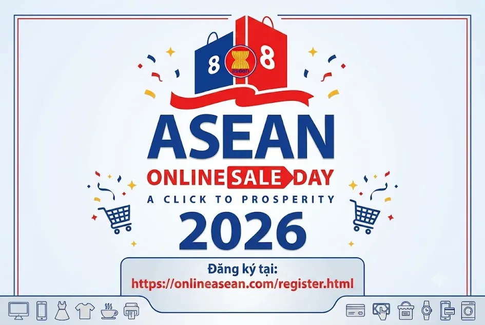 Mời doanh nghiệp đăng ký “Ngày mua sắm trực tuyến ASEAN 2026” - Ảnh 1.