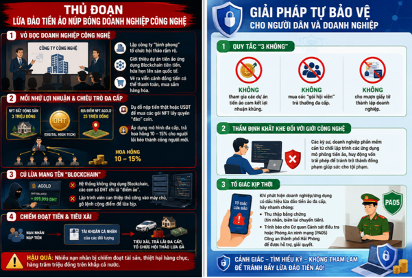 Khởi tố 2 đối tượng dựng doanh nghiệp “bình phong”, lừa đảo đầu tư tiền ảo - Ảnh 1.
